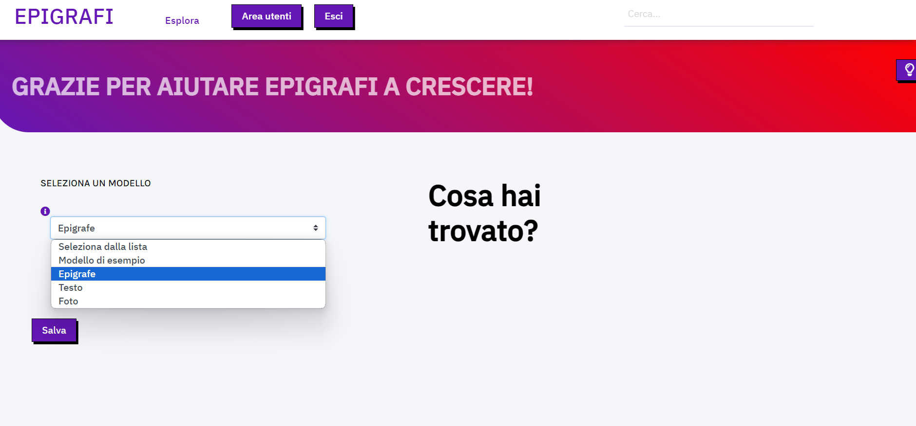 Aggiungi una nuova risorsa