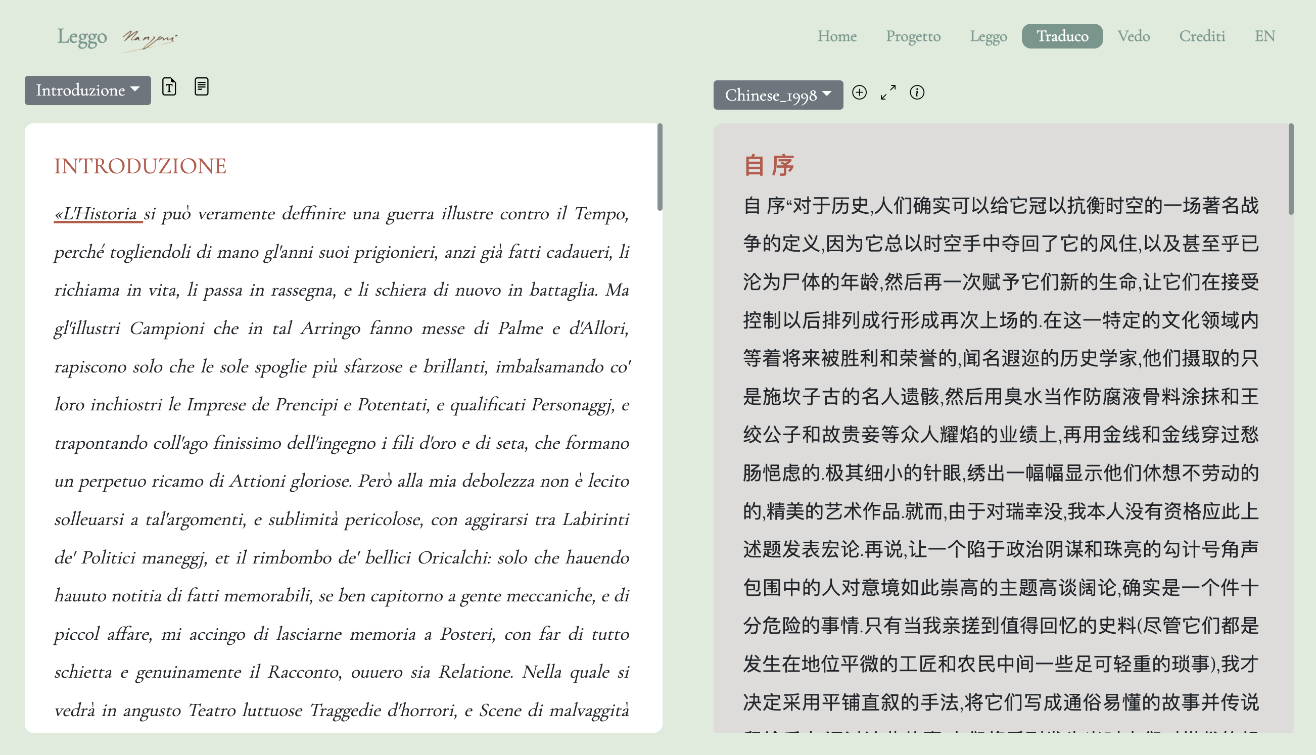 traduzione chinese